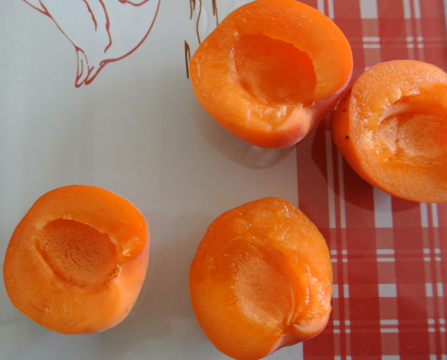 abricots farcis au mascarpone
