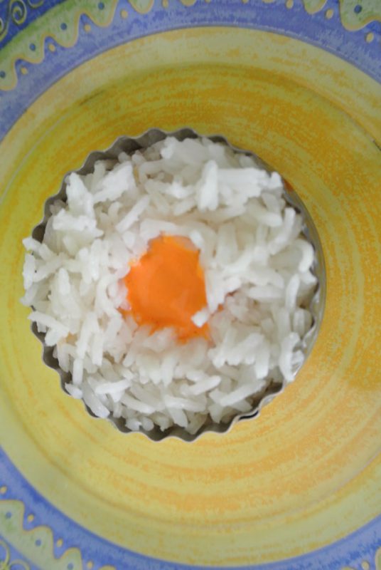 haddock au riz et coulis de poivrons